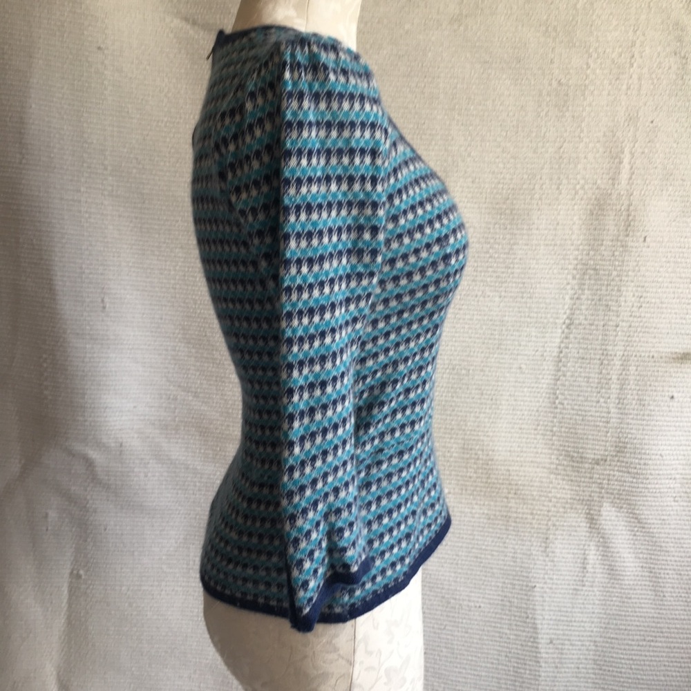 Marc Jacobs Cashmere Sweater S/M Retro RTW Hand-Knit Top Y2K Vintage - Picture 3 of 9